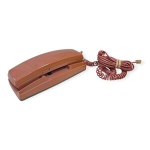 Vintage General Electric GE Slimline Corded Phone Mauve Pink 2-9110TRG Retro